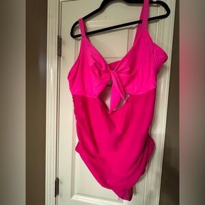 Pink One-Piece Swimsuit